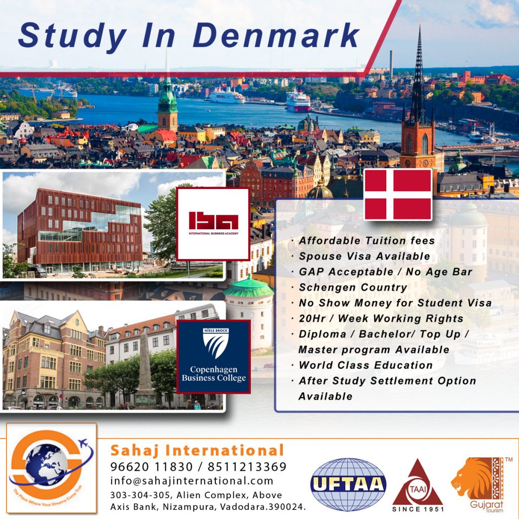 Apply For Study In Denmark - Sahaj International