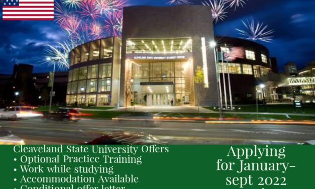 Apply in Cleveland State University 2022