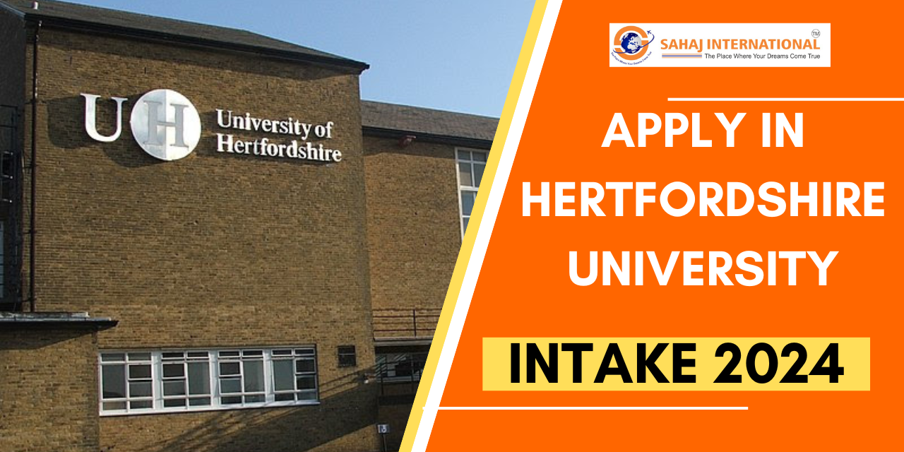 Apply In Hertfordshire University For January 2024 Intake | 1000 GBP Scholarship | Apply Today