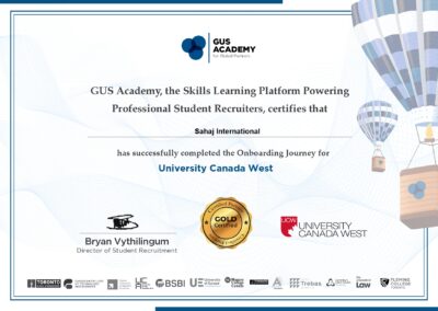 University Canada West - Certificate