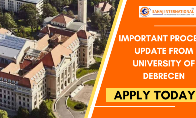 Important Process Update from University of Debrecen