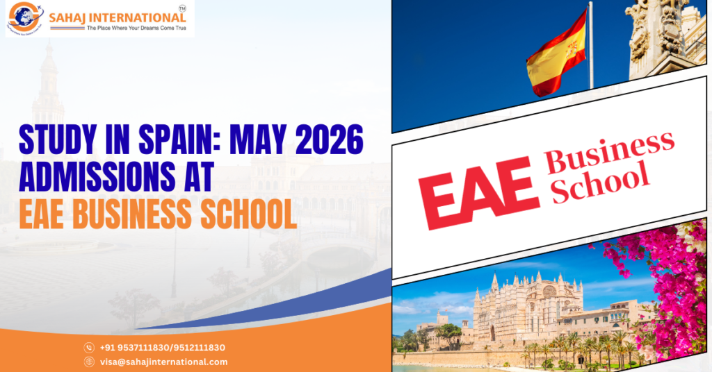 study in spain may 2026 admissions at eae business school