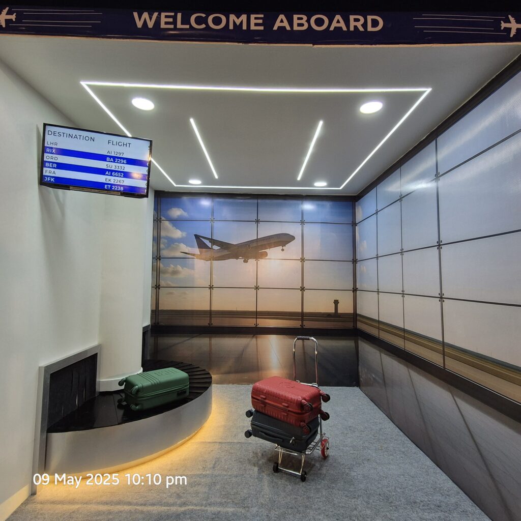 Taste of Vadodara 2025 | Airport Theme Photo Booth